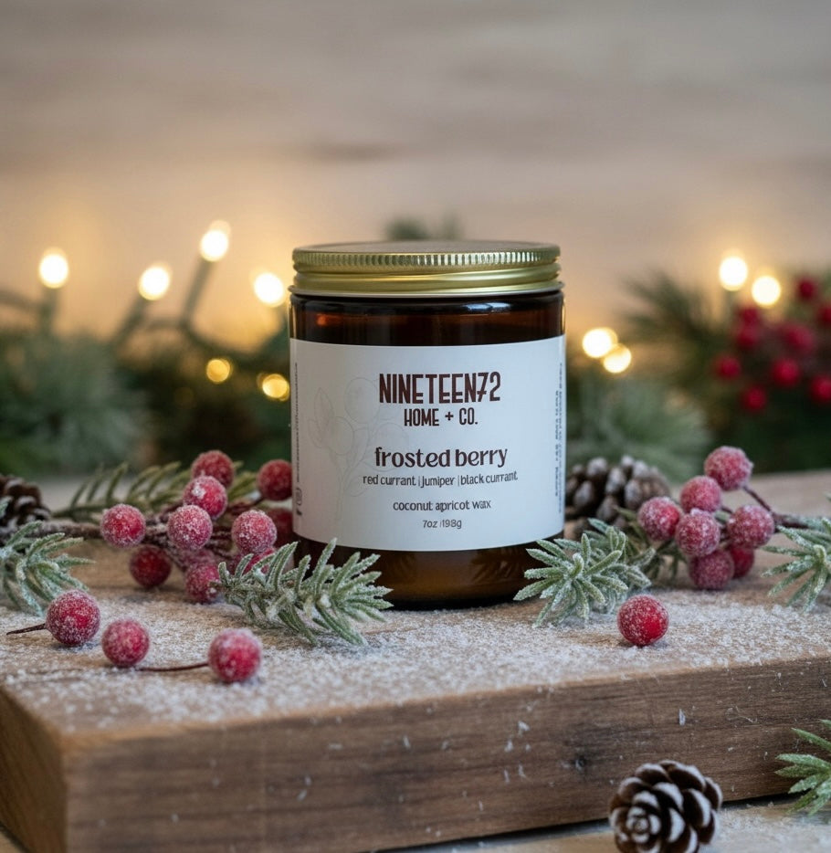 frosted berry candle