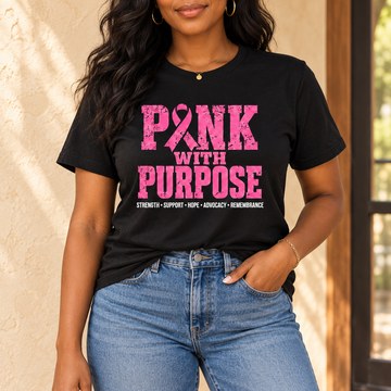 PINK WITH PURPOSE - THE MEANING TEE